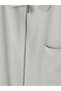Özmarka New Season Gray Loose Fit Gabardine Men's Shirt - 7
