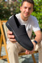 Zrk-114 Premium Black Knitwear Breathable Orthopedic Laceless Men's Espadrille
