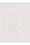 Vizyon New Season Ecru Large Size Floral Women's Undershirt - 4