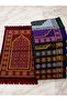 10-Piece Velvet Prayer Rug Set – Gift Prayer Rug with Tassels - 2