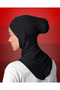 Ninja Bone Cotton Hijab with Neck Collar. Neck Closure, Stretchable Fabric - 3
