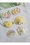 Baby Gift Pinterest Combinations Hairless Baby Hair Clips 6-Piece Mixed Sets Handmade Knitted Organic Baby Hair Accessories - 4