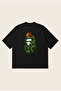 Bape Milo Green Printed Oversize Boxy Cut Unisex 100% Cotton Tshirt |   Streetwear