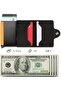 Wallet for Men Holder, Automatic Pop Up Wallet with RFID, Leather Slim Card Case Front P - 4