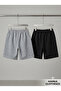 Sport Shorts 2-Pack Thin Summer Sweat-Absorbing X Printed Women's / Men's Unisex Model - 2