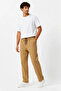 Men's Wrinkled Fabric Relaxed Fit Elastic Lace-Up Pocket Trousers - 4