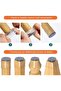 32-pack silicone chair leg protectors – Small (23-32 mm) – Clear pads for hard floors – Quiet sliding - 4
