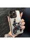 Redmi Note 14 Pro 4G/5G Compatible with Helmeted Motorcyclist Drawing Printed Men's Style Phone Protective Case - 3