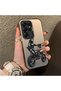 Samsung Galaxy S25 Ultra Compatible Motorcycle Rider Drawing with Helmet Printed Men's Style Phone Protective Case