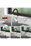 Kitchen sink faucet with flexible spout, 360° rotation, and water-saving filter. - 3