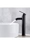 Black bathroom faucet - High quality, durable, suitable for pipes with an inner diameter of 32 mm to 42 mm, comes with two 60 cm long hoses.