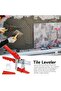 Tile leveling system, including 1 pair of pliers, 90 wedges, and 90 clips (1 mm), suitable for 7-14 mm thick tiles. - 5