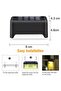 16X Solar LED Bridge Light, White Light, Suitable for Outdoor Gardens, Terraces, Railings, Stairs, Paths, Waterproof Step Light - 2
