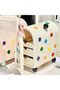 Student dormitory desktop polka dot storage box, dressing table lipstick jewelry miscellaneous items classification box, drawer cosmetics storage box - 2