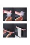 No drilling required wall-mounted towel rack (3-pack, white + blue + pink) - 4