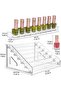 7-tier storage rack for nail polish and cosmetics - Nail polish organizer - 4