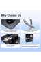 Two child-safe refrigerator door locks for kitchen freezers (black). - 3