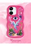 Poco C65 Compatible Colorful Psychedelic Eye Mushroom Drawing Flat Print Case