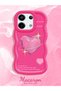 Redmi Note 13 Pro 5g Compatible Case with Sweet Pink Heart Motifs Three Color Options