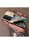 Samsung Galaxy S23 Compatible Hard Acrylic Back Silicone Edge Lens Protection Case - 3