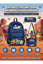 Primary School Orthopedic Waterproof 3-Compartment Nutritional Backpack for Boys with Water Bottle - 5