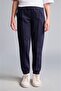 Girl's Tracksuit Bottom - Navy Blue - 3