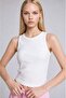 Cotton Slim Fit Ribbed Padded Crop Tank Top I0688Ax26Au