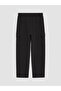 Vizyon New Season Black Regular Fit Men's Cargo Sweatpants - 6
