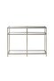 Luxe Champagne Metal Console - 4
