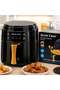 Extra Large 10L Air Fryer 4000W Healthy Oil Free Fryer with LED Touch Panel, Adjustable Temperature Control, Timer Function, Easy Clean Basket, Perfect for Fries, Chicken, Fish and Snacks - 2
