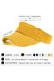 Children's sun hat, ages 4-10, UV protection hat for girls and boys, UPF 50+, summer hat, golf hat, sports hat (yellow). - 3