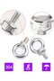 M6 Eye Bolt 10-Piece Set - Stainless Steel, for Installation and Hanging - 4