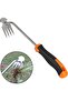 Garden weeding hoe - rubber handle