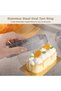 Set of 10 Oval Perforated Stainless Steel Cake Rings, Mousse Baking Molds with Holes for Fruit Tarts & Pastries - 5