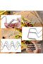 3 taco holders, 26 x 7.5 cm, W-shaped, Mexican kitchen theme, stainless steel construction, suitable for kitchen and outdoor use - 4