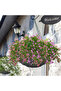 (14-inch) Three-pc hanging basket liner, flower pot liner, window frame hanging flower pot installation, simple moisture-retaining hanging basket... - 4