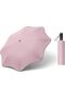 Rounded corner puncture-resistant umbrella with reflective strips, lightweight and UV-protective, fiberglass ribs, 8 ribs, unisex - pink
