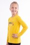 Girl's Round Neck Sweatshirt with Print Detail
