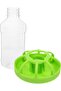 Multifunctional birdcage feeder with automatic food trough and water bowl