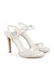 Women's Heeled Sandals Single Strap Satin Thin High Heels Wedding Dress and Evening Shoes L067.508 - 3
