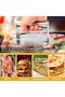 Stainless steel burger mold, 16cm (6-inch) round meat burger mold, professional BBQ burger mold, easy-to-clean accessories. - 5