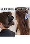 Three-piece comfortable hair clip set, ultra-soft and flexible, for thick and long hair, comfortable cloud-shaped clip, strong grip and non-slip - 2