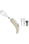 Wireless charging hand mixer - powerful mixer for baking cakes - creams - & desserts - a great tool for home cooking & DIY kitchens (beige) - 2