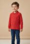 Children's Polo Collar School T-Shirt Long Sleeve Basic
