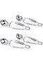 4 Stainless Steel Snail Clip Set for Kitchen Use