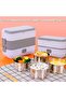 Portable Rice Cooker - Self-cook Function - 2 Liters - Gray - 2