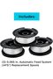 Lawn mower cable, suitable for BLACK+DECKER AF-100-3ZP lawnmowers, replacement spool, 0.065 inch diameter. - 2