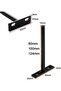 Heavy Duty Hidden Blind Floating Shelf Wall Mount Support Brackets Hardware - 5