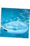 Portable Blue Floating Pool Beverage & Snack Bar - Lightweight Drink Holder Tray for Pool Parties & Beach - 7