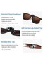 Children Sunglasses Clip-on Polarized Suitable for Prescription Glasses Jacket Sunglasses for Kids Girls Boys Brown - 3